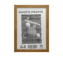 Фоторамка A4 c ножкой-подставкой дерево, 20мм F2015-05 CM*7567
