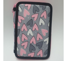 Penar cu 2 sectie, "HEARTS" 12,5*19,5*4