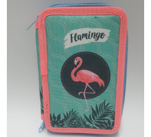 Пенал 2-яр., пустой, "FLAMINGO" 12,5*19,5*4