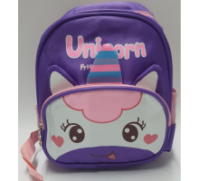 Rucsac pentru copii cu buzinar, "UNICORN" mov