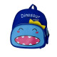 Rucsac pentru copii cu buzinar, "DINOZAUR" albasrtu