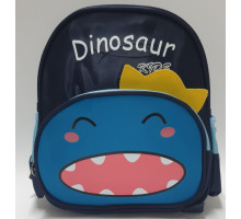 Rucsac pentru copii cu buzinar, "DINOZAUR" albasrtu inchis