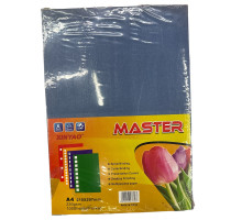 Coperta p/u brosurare, A4 230gr/m2, imitatie piele albastru, 100buc. (20)