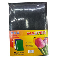 Coperta p/u brosurare, A4 230gr/m2, imitatie piele negru, 100buc. (24)