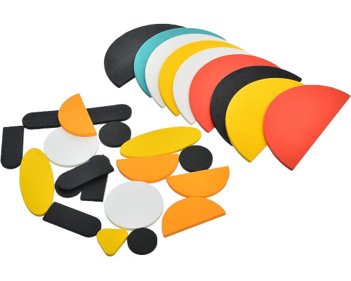 Игра-пазл из дерева, с карточками "SHAPES PUZZLE" (48)