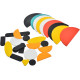 Игра-пазл из дерева, с карточками "SHAPES PUZZLE" (48)