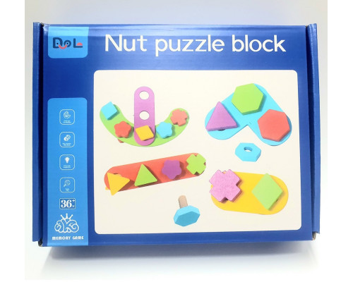 Развивающая игра из дерева "Nut Puzzle Block" (32) Развивающая игра из дерева "Nut Puzzle Block" (32)