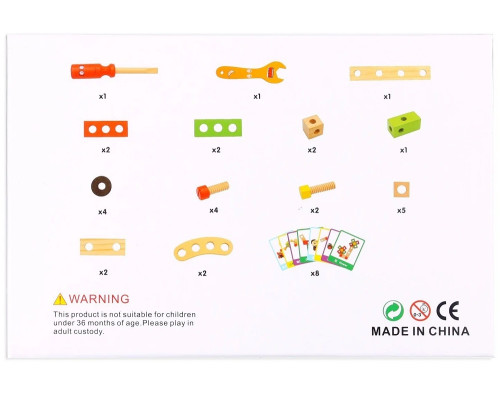 Kонструктор деревянный с карточками 380252 (36)