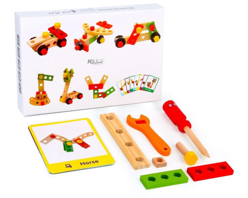 Kонструктор деревянный с карточками 380252 (36)