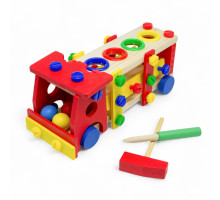 Jucărie din lemn cu ciocan "Screw Car"19031 (40)