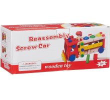 Jucărie din lemn cu ciocan "Screw Car"19031 (40)