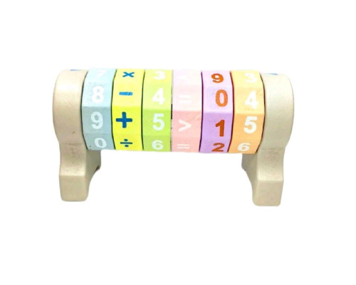 Joc educativ din lemn "Arithmetic cylindrical" 43128 (72) Joc educativ din lemn "Arithmetic cylindrical" 43128 (72)