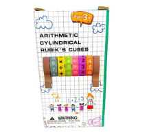 Joc educativ din lemn "Arithmetic cylindrical" 43128 (72)