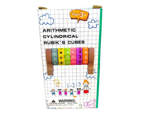 Joc educativ din lemn "Arithmetic cylindrical" 43128 (72)