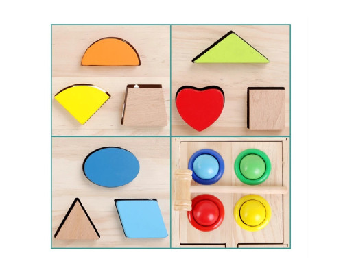 Joc educativ din lemn Cub-Sorter 44046 (24) Joc educativ din lemn Cub-Sorter 44046 (24)