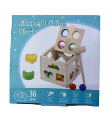 Joc educativ din lemn Cub-Sorter 44046 (24)