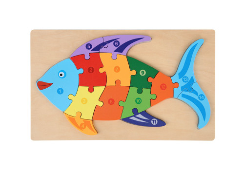 Joc - puzzle din lemn, asorti 13*30cm S3-21 (160) Joc - puzzle din lemn, asorti 13*30cm S3-21 (160)