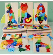 Игра-пазл из дерева, ассорти 13*30см S3-21 (160)