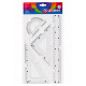 Set geometrie plastic, 4 piese (rigla 30 cm, 2 echere, raportor) REF-180437 (24/288)