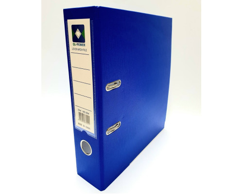 Biblioraft A4, 7,5 cm, PP/hartie, albastru 554 (50)