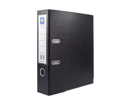 Biblioraft A4, 7,5 cm, PP/hartie, negru 554 (50)