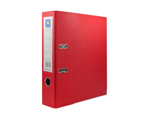 Biblioraft A4, 7,5 cm, PP/hartie, rosu 554 (50)