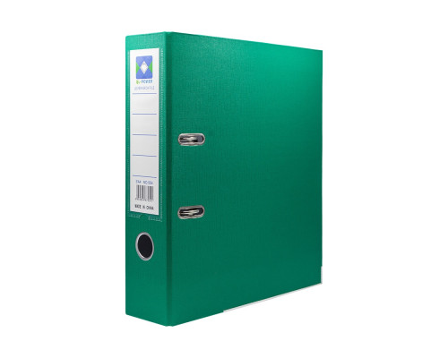 Папка-регистратор A4, 7,5 см, ПП/бумага, зеленая 554 (50)