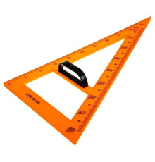 Triunghi pentru tabla 50cm, cu suport, dreptunghiular, plastic