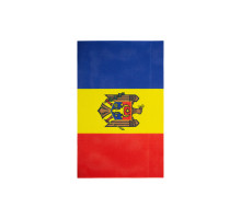 Флаг-гирлянда прямоугольный, 20х30см. Молдова (полиэстер 110г),