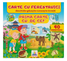 Carte cu ferestruici. Prime carte. De ce? 40 ferestruici. N*7665