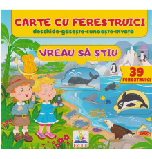 Carte cu ferestruici. Vreau sa stiu. 39 ferestruici. N*7641