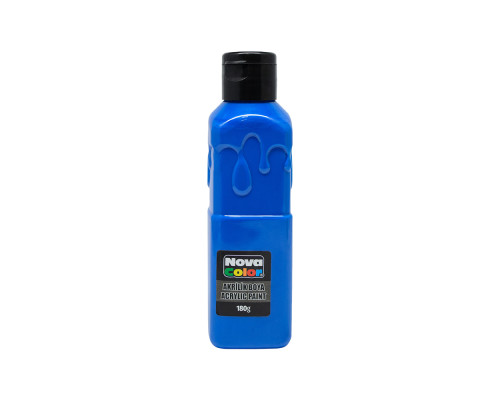 Краска акриловая 180мл синяя NC-1003 (6/72)