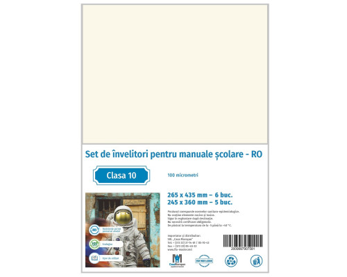 Set de invelitori pt clasa 10 mold. 100mic CM*7581 (25)
