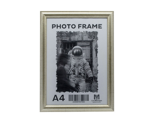 Фоторамка A4 серебро, 20мм F2002-1 CM*7666