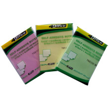 Hirtie notite cu lipici 76*102mm, 100 foi,culori asorti, 4-425-22 4Office (12/192)