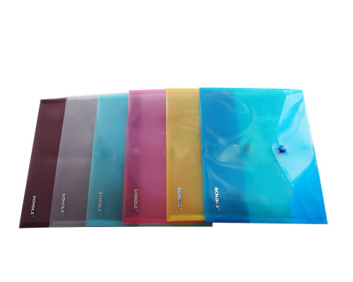 Mapa plic transparenta B5 colori asorti, 03501-21SCH SCHOLZ (12/240)