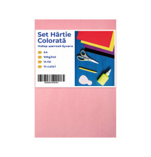 Set hirtie colorata A4, 14cul. 14 foi, 100gr. CM*8083