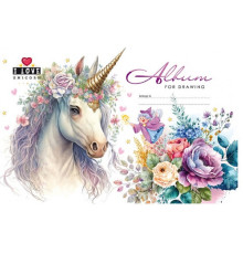 Album pentru desen, A4, 12foi, pe capse, 100g, perforare, diz.23039