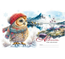 Album pentru desen, A4, 24 foi, pe capse, 100g, perforare, diz.23045