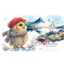 Album pentru desen, A4, 24 foi, pe capse, 100g, perforare, diz.23045