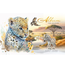 Album pentru desen, A4, 30 foi, pe capse, 100g, perforare, diz.23050