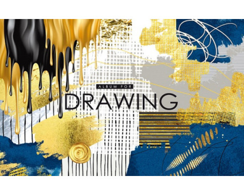 Album pentru desen, A4, 30 foi, pe capse, 100g, perforare, diz.23052