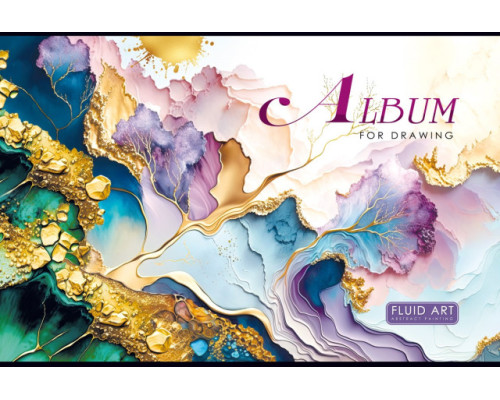 Album pentru desen, A4, 30 foi, pe capse, 100g, perforare, diz.24128