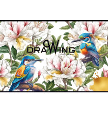 Альбом для рисования, A4, 30 л., на скобе, 100г, перфорация, диз.24130