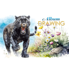 Album pentru desen, A4, 30 foi, pe capse, 100g, perforare, diz.24154