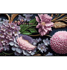 Альбом для рисования, A4, 40 л., на скобе, 100г, перфорация, диз.23053