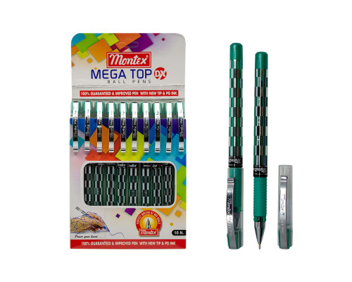 Pix cu bila, verde, MEGATOP, Montex (10/100/1800) Pix cu bila, verde, MEGATOP, Montex (10/100/1800)