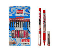 Ручка шариковая красная, SMOOTH FLOW, Montex (10/100/1800)