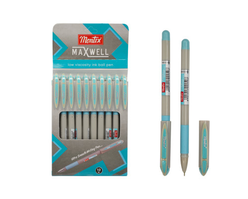 Ручка шариковая cиняя, MAXWELL Montex (10/1000/1800)