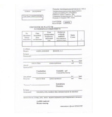 Dispozitie de plata A5 ofset oc-2, ambalaj 100buc.